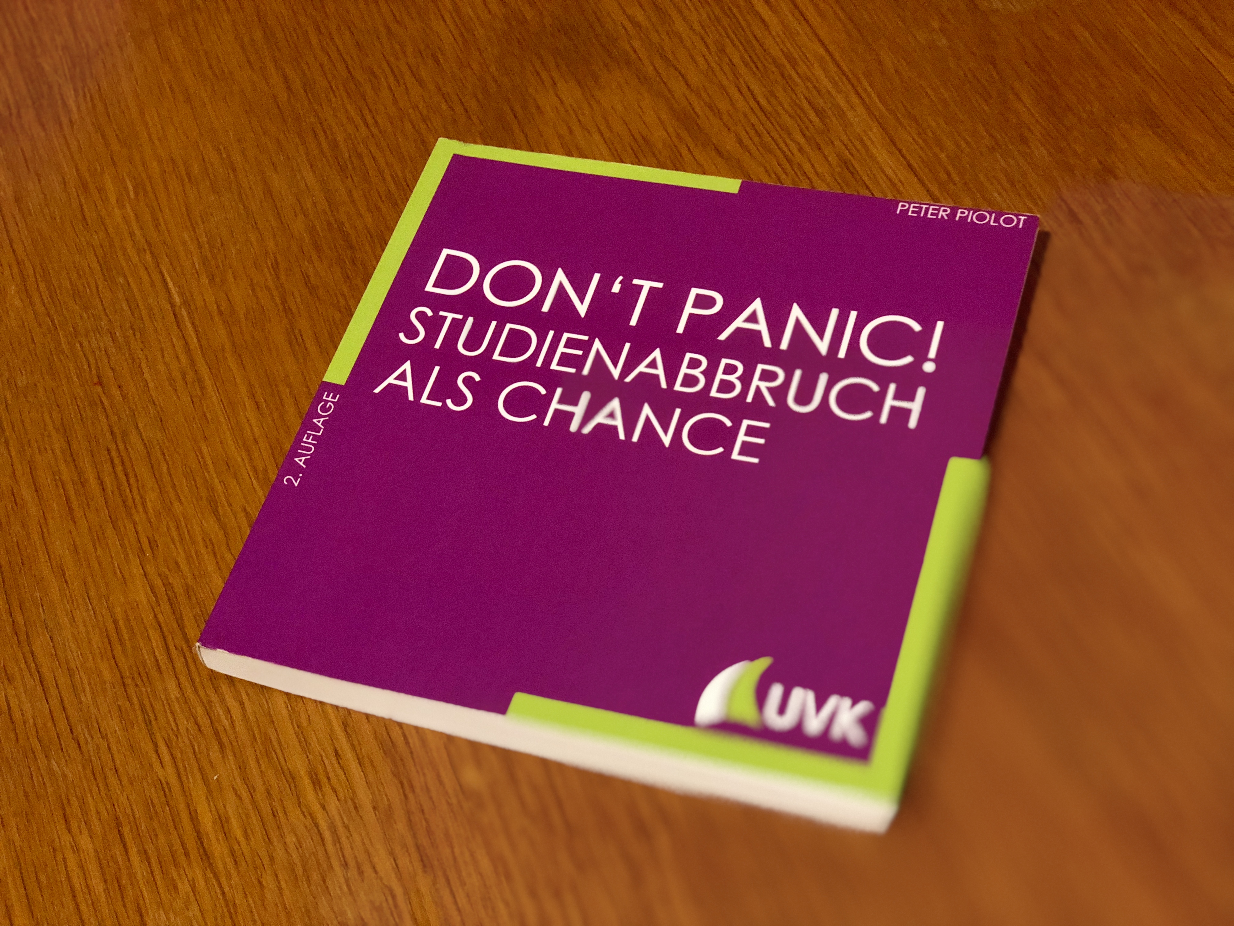 Buch für Studienzweifler „Don’t Panic“